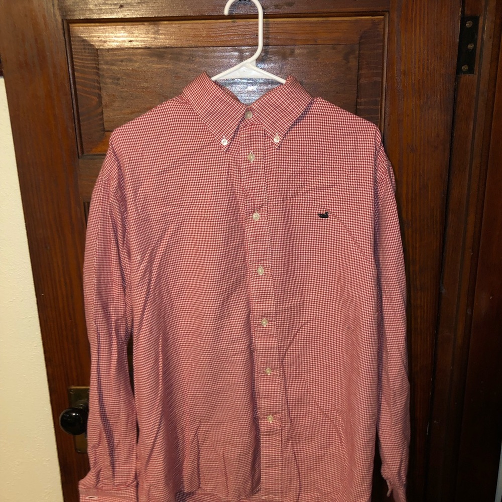 Southern Marsh Houndstooth Dress Shirt XL